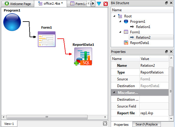 This figure is a screenshot showing an example of adding a report.